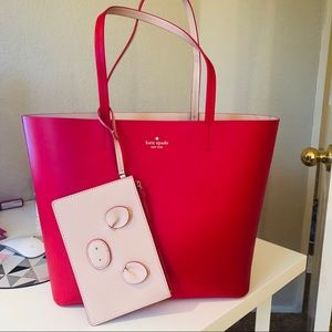 Kate spade red tote
